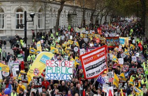 В Великобритании проходит крупная забастовка бюджетников