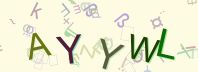 This is a captcha-picture. It is used to prevent mass-access by robots. (see: www.captcha.net)